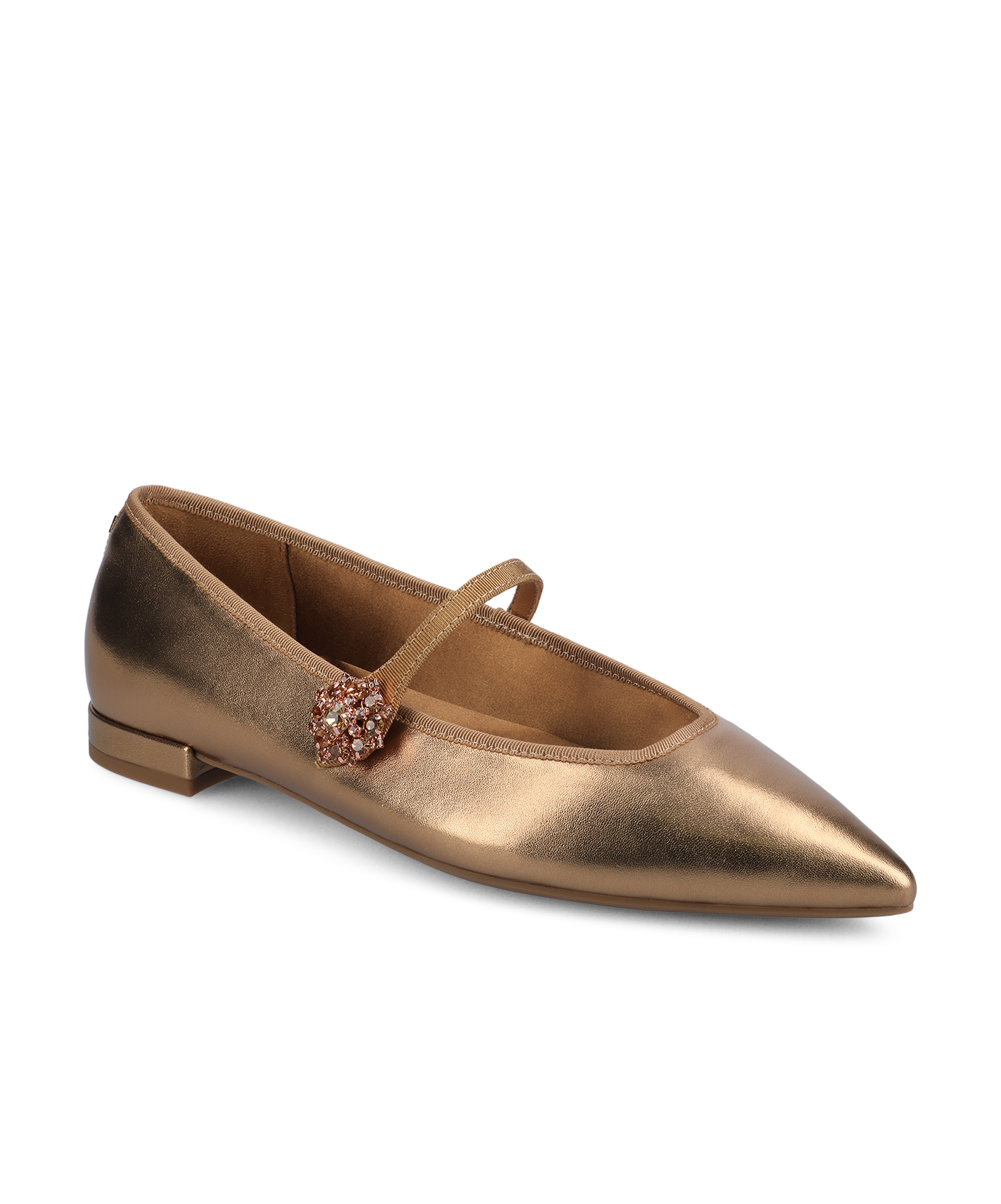 The Goldfinch 15 Mary Jane - Vintage Gold Metal Leather