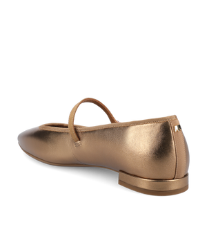 The Goldfinch 15 Mary Jane - Vintage Gold Metal Leather