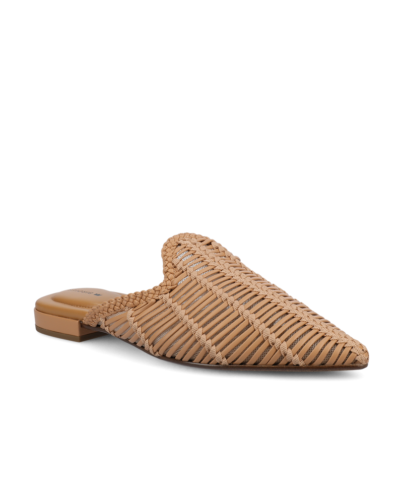 The Goldfinch 15 Woven Slide - Toffee Woven