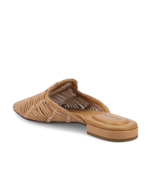 The Goldfinch 15 Woven Slide - Toffee Woven