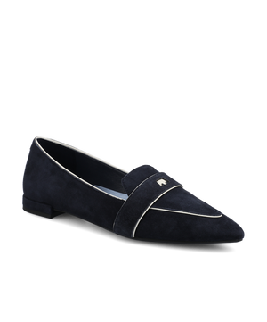 The Sparrow Loafer - Navy Suede