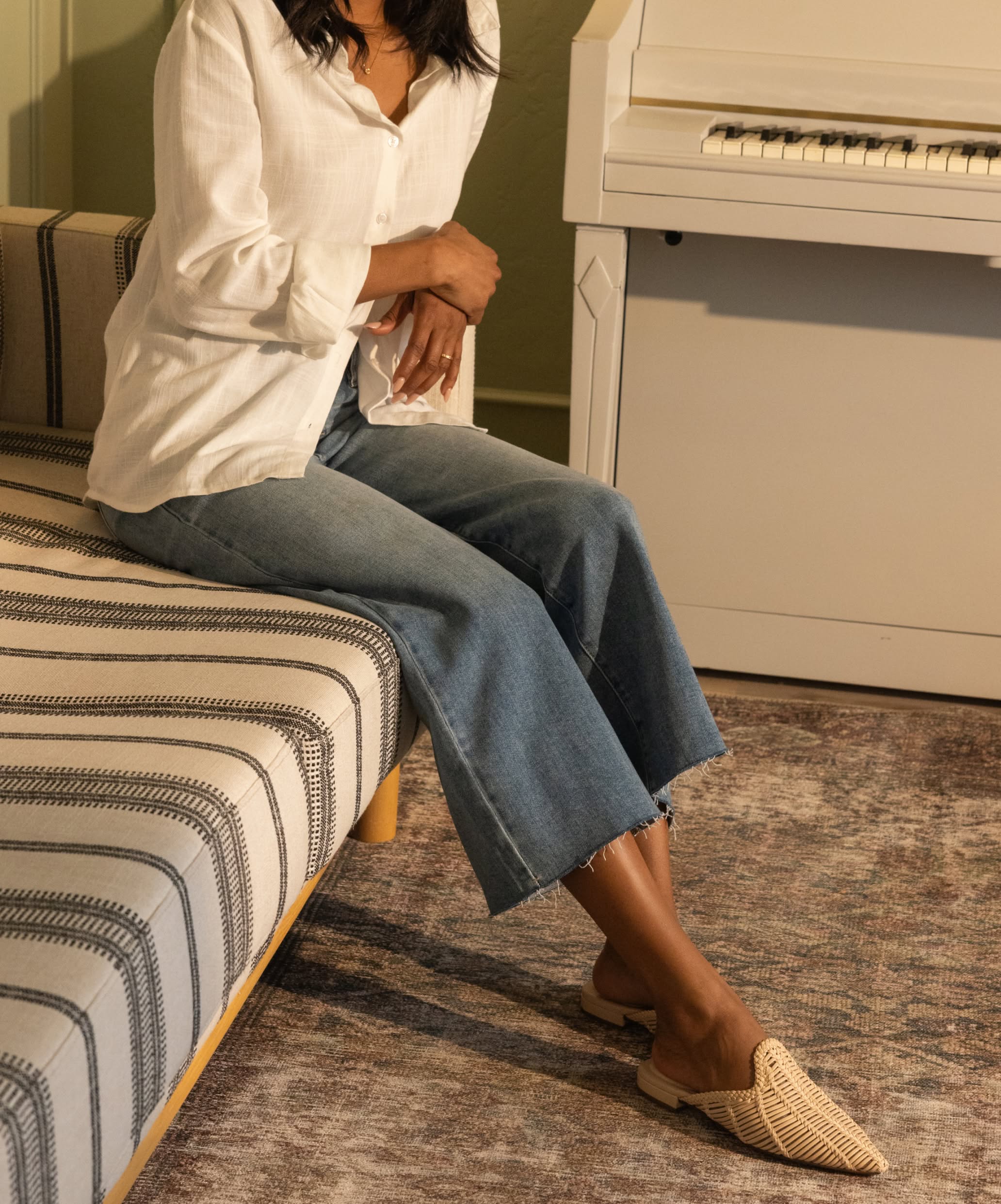 The Goldfinch 15 Dawn Woven | Women's Slides | Birdies