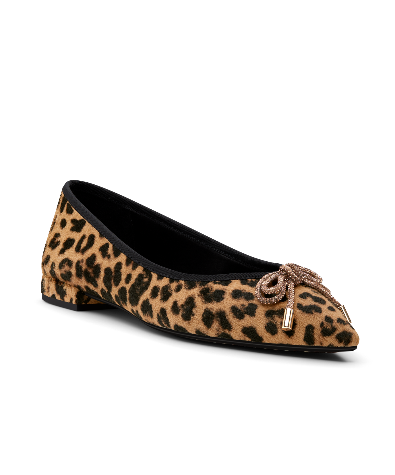 The Goldfinch 15 Jewel Bow - Leopardprint Haircalf