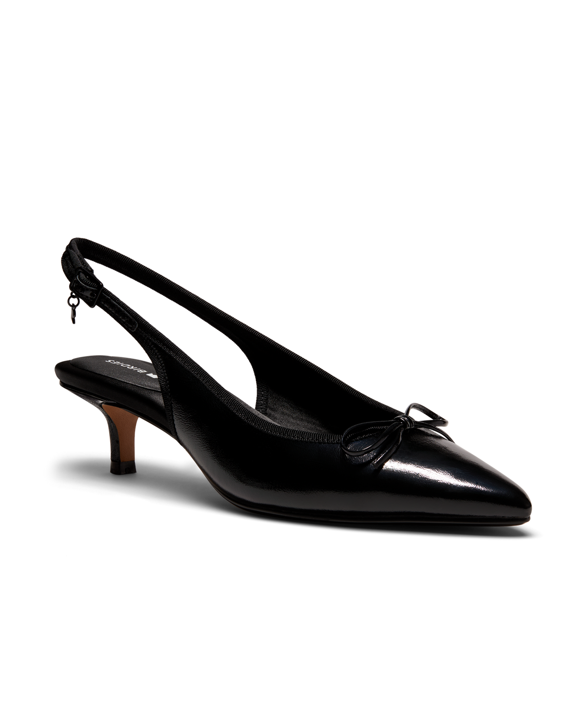 black kitten heel dress shoes Buy Now Womens Party Wear Embellished Pointed Toe Sandals an elegant and versatile kitten heel pump that combines style with comfort Birdies The Goldfinch Pump |