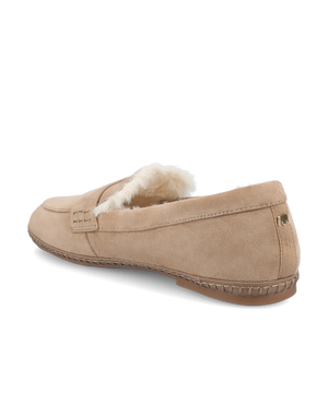 The Heron Loafer Cozy - Latte Suede