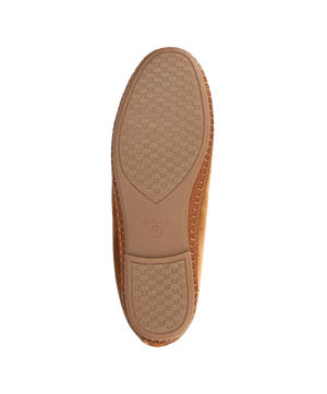 The Heron Loafer Cozy - Tan Velvet Faux Fur