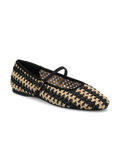 The Hummingbird Mary Jane - Black/Natural Openweave