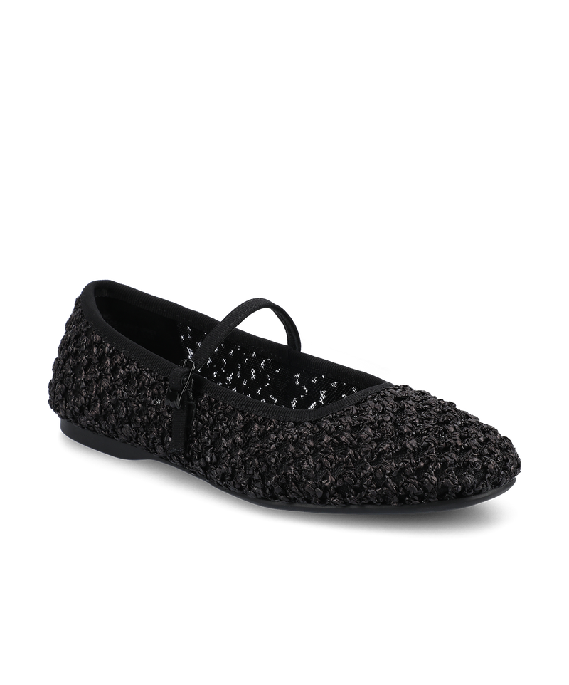 The Hummingbird Mary Jane - Black Openweave