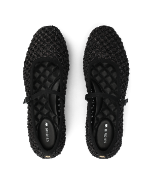 The Hummingbird Mary Jane - Black Openweave