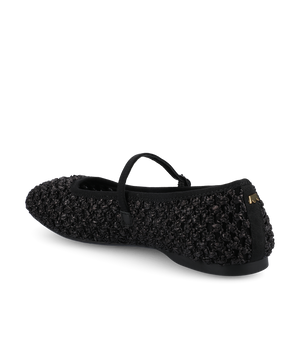 The Hummingbird Mary Jane - Black Openweave