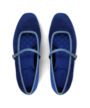 The Hummingbird Mary Jane - Empire Blue Velvet