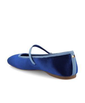 The Hummingbird Mary Jane - Empire Blue Velvet