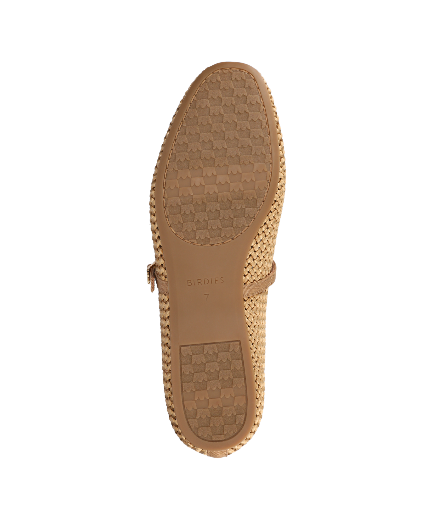 The Hummingbird Mary Jane - Gold Woven Satin