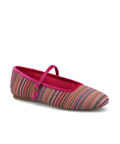 The Hummingbird Mary Jane Grosgrain - Hot Pink Multi Stripe