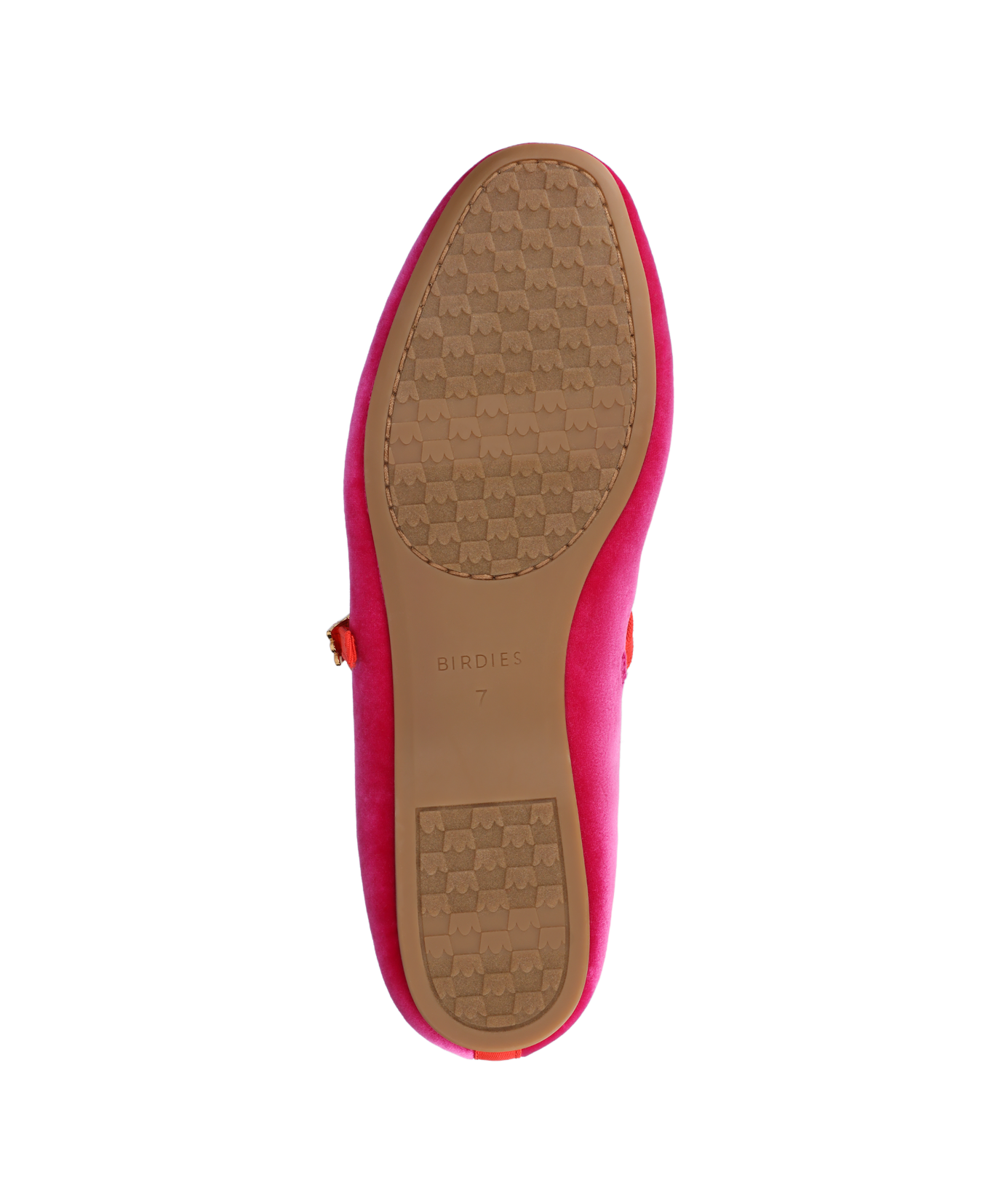 The Hummingbird Mary Jane - Hot Pink Velvet