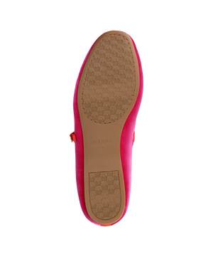 The Hummingbird Mary Jane - Hot Pink Velvet