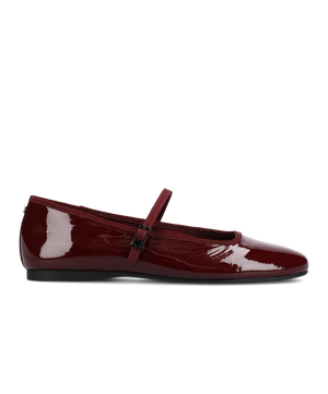 The Hummingbird  Mary Jane - Burgundy Patent