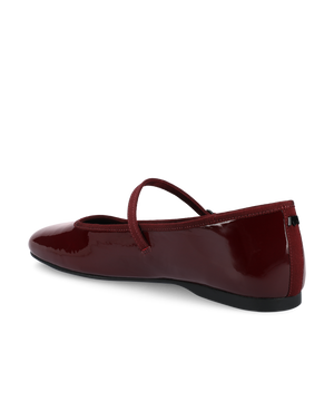 The Hummingbird  Mary Jane - Burgundy Patent