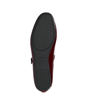 The Hummingbird  Mary Jane - Burgundy Patent