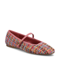 The Hummingbird Mary Jane - Pink Multi Tweed