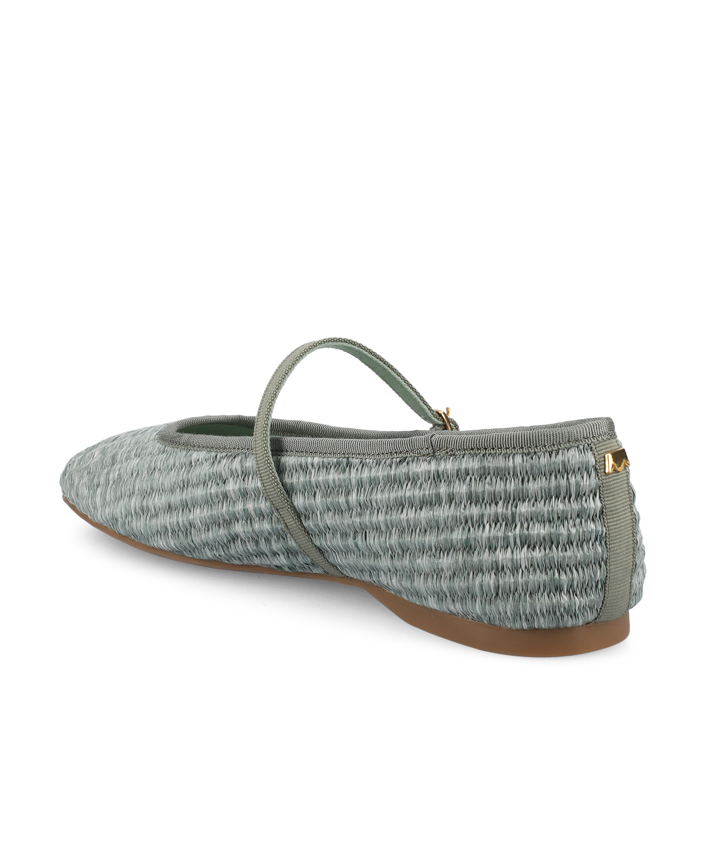 The Hummingbird Mary Jane - Seafoam Raffia