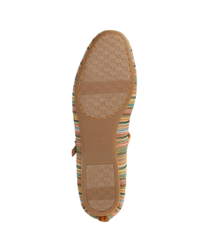 The Hummingbird Mary Jane Grosgrain - Tan Multi Stripe
