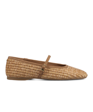The Hummingbird Mary Jane - Tan Raffia