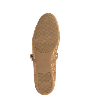 The Hummingbird Mary Jane - Tan Raffia