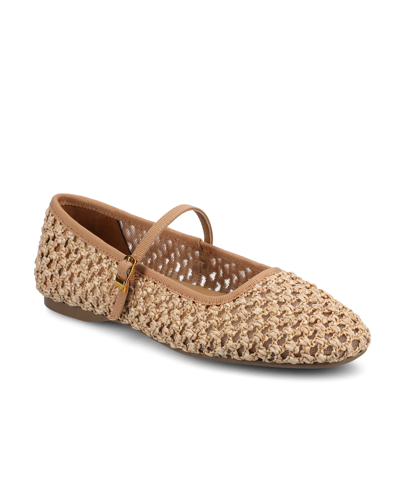 The Hummingbird Mary Jane - Tan Openweave