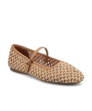 The Hummingbird Mary Jane - Tan Openweave