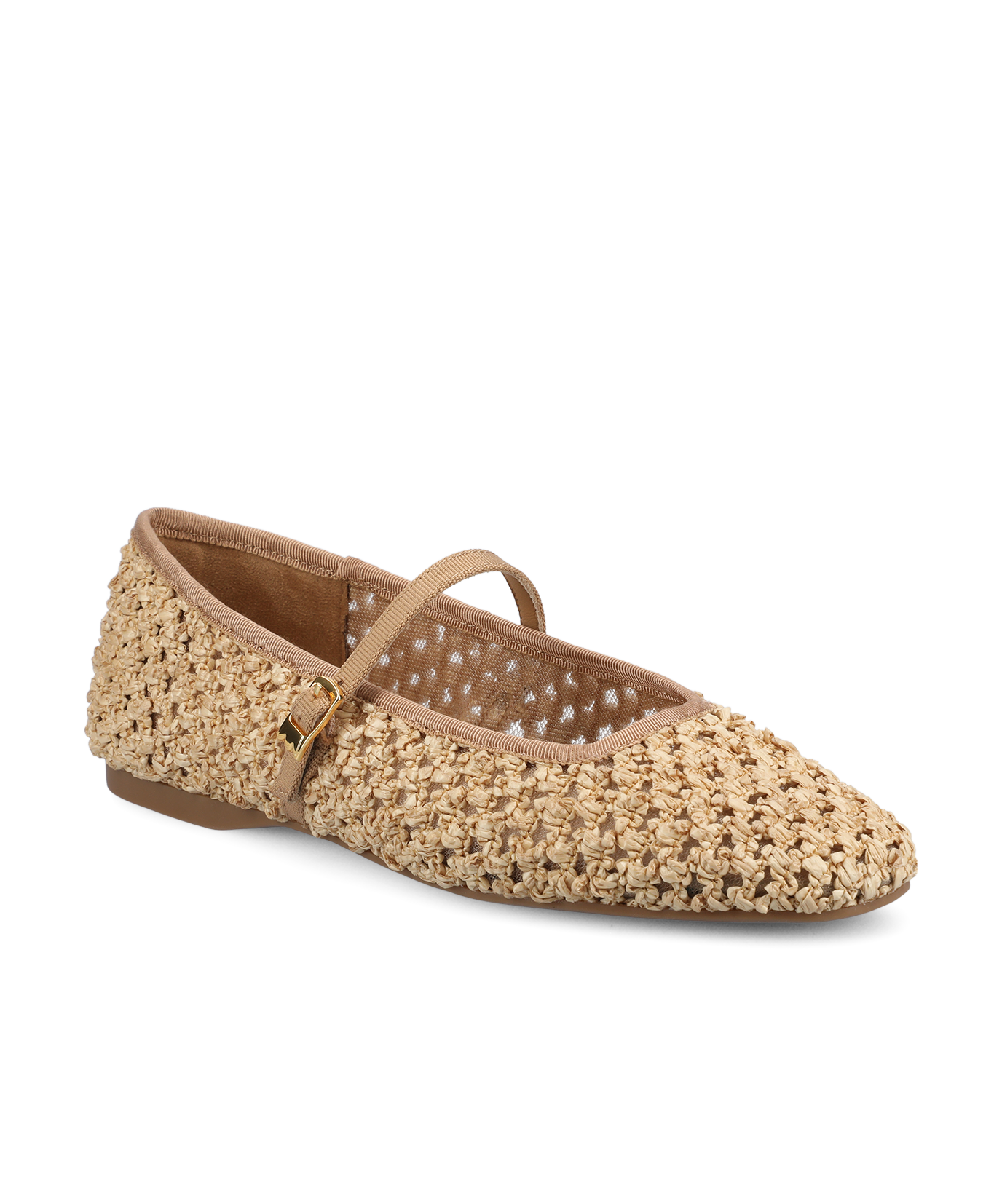 The Hummingbird Mary Jane - Tan Openweave