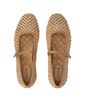 The Hummingbird Mary Jane - Tan Openweave