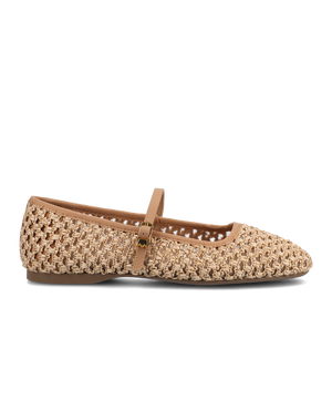 The Hummingbird Mary Jane - Tan Openweave