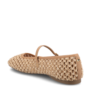 The Hummingbird Mary Jane - Tan Openweave