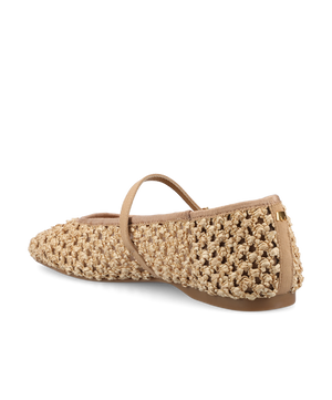 The Hummingbird Mary Jane - Tan Openweave