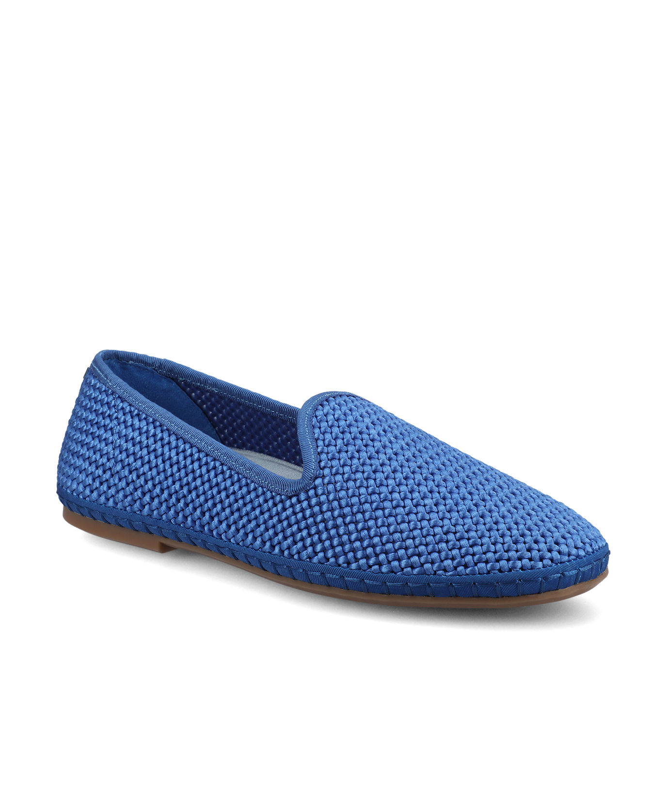 The Heron - Azure Woven Satin