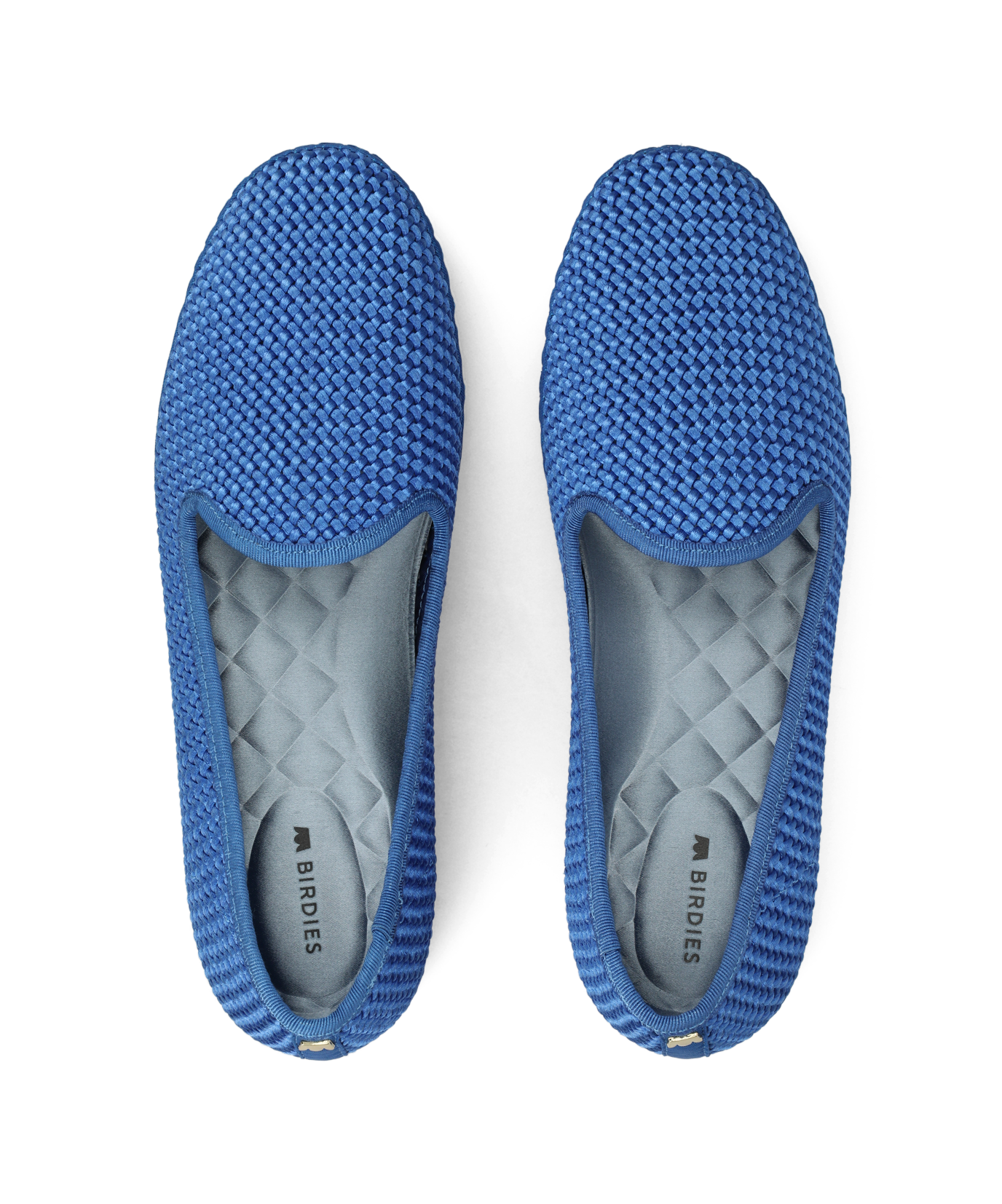 The Heron - Azure Woven Satin