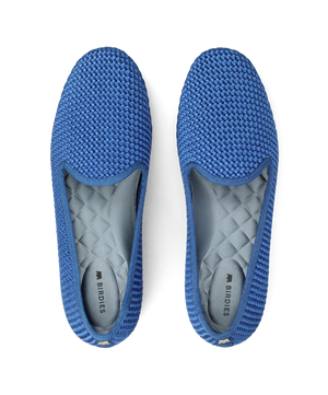 The Heron - Azure Woven Satin