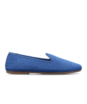 The Heron - Azure Woven Satin