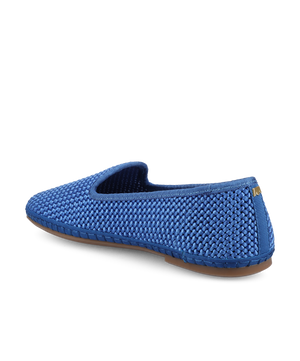 The Heron - Azure Woven Satin