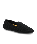 The Heron - Black Woven Satin