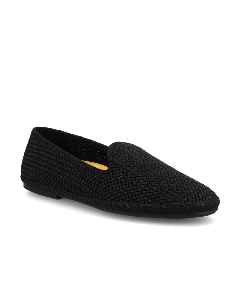 The Heron - Black Woven Satin