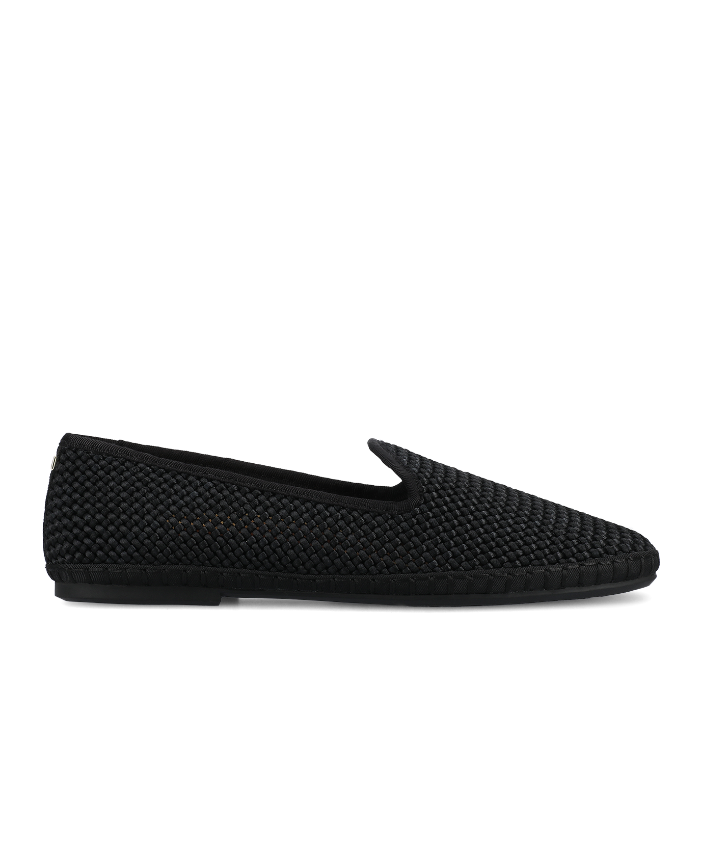 The Heron - Black Woven Satin