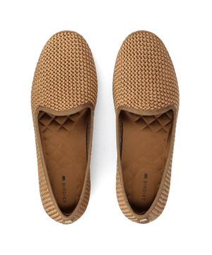 The Heron - Gold Woven Satin