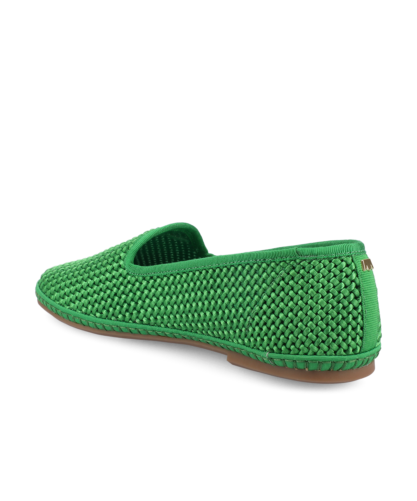The Heron - Kelly Green Woven Satin