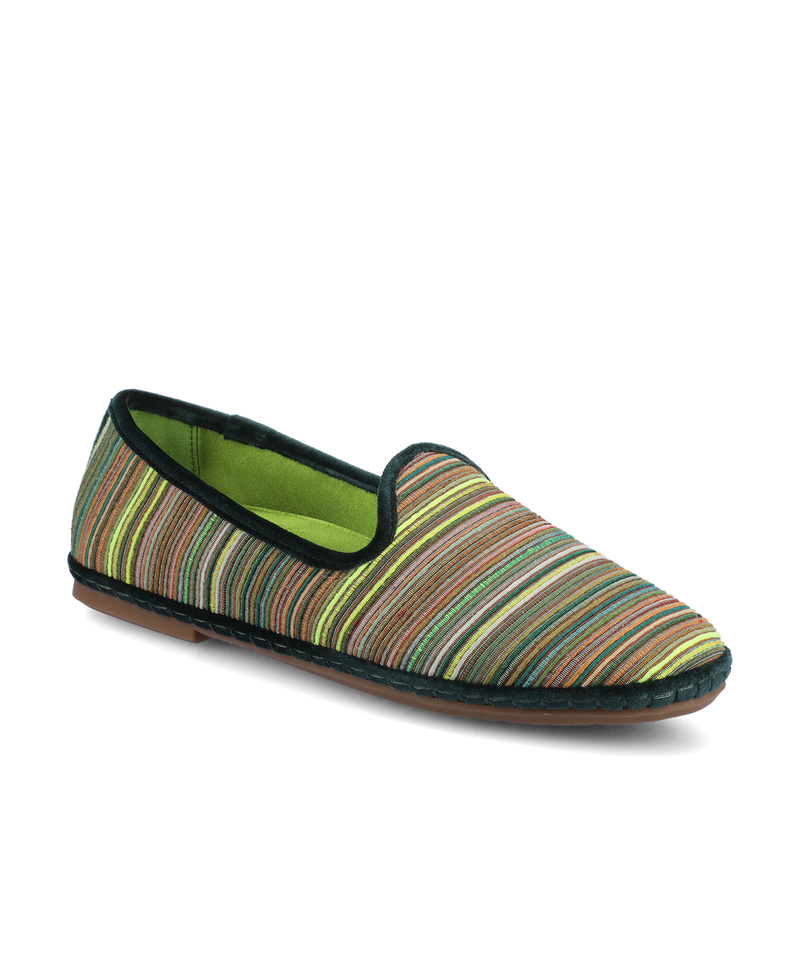 The Heron - Royal Green Multi Stripe Grosgrain
