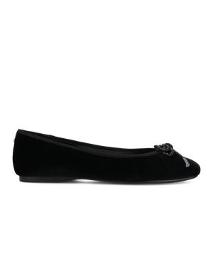 The Hummingbird - Black Velvet Jeweled Bow