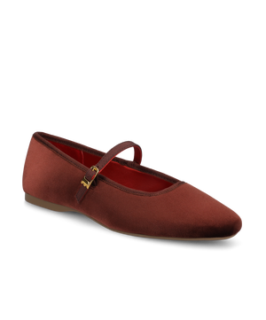 The Hummingbird Mary Jane - Brandy Velvet