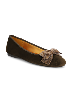 The Hummingbird Jewelry Bow - Deep Earth Velvet