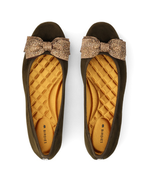 The Hummingbird Jewelry Bow - Deep Earth Velvet